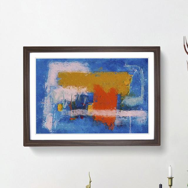 Abstract Vol.70 by S.Johnson - Single Picture Frame Print East Urban Home Frame Option: Walnut Framed, Size: 45cm H x 63cm W x 2cm D on Productcaster.