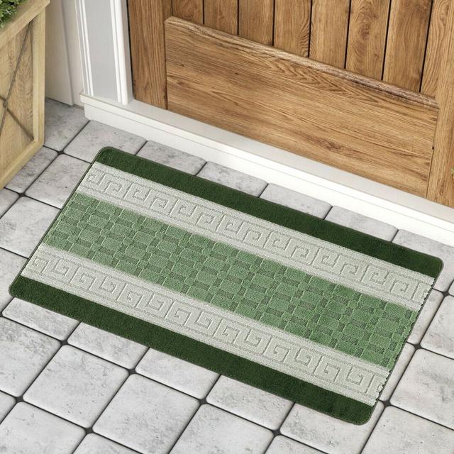 Gel Back Doormat Fairmont Park Mat Size: Rectangle 150 x 80cm, Colour: Green on Productcaster.