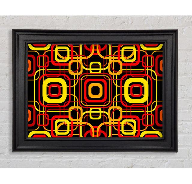 Transcending Squares Framed Print Ivy Bronx Size: 84.1cm H x 118.9cm W on Productcaster.