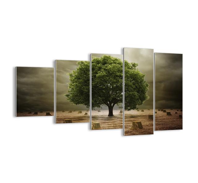 All Hope - 5 Piece Unframed Photograph Print Set on Glass Ebern Designs Size: 60cm H x 100cm W x 1.8cm D on Productcaster.