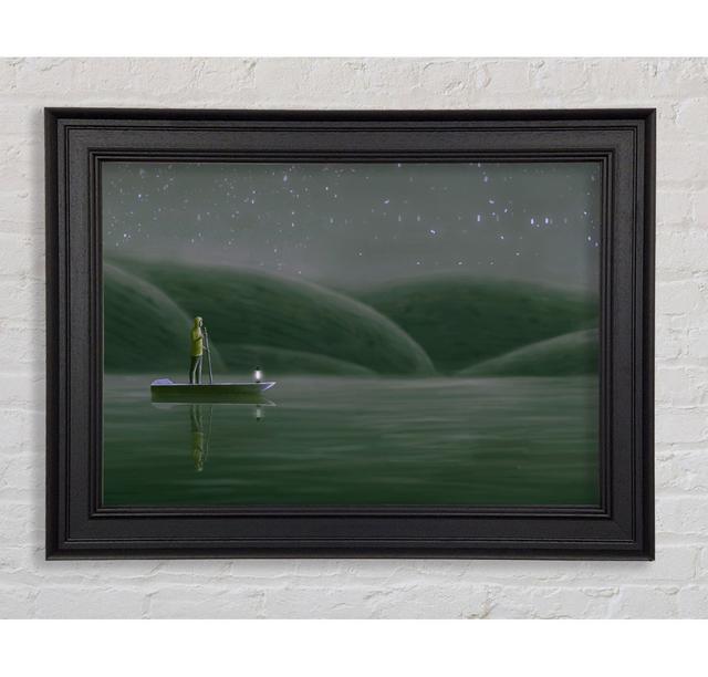 Paddling Through The River Framed Print Union Rustic Size: 42cm H x 59.7cm W x 8cm D on Productcaster.