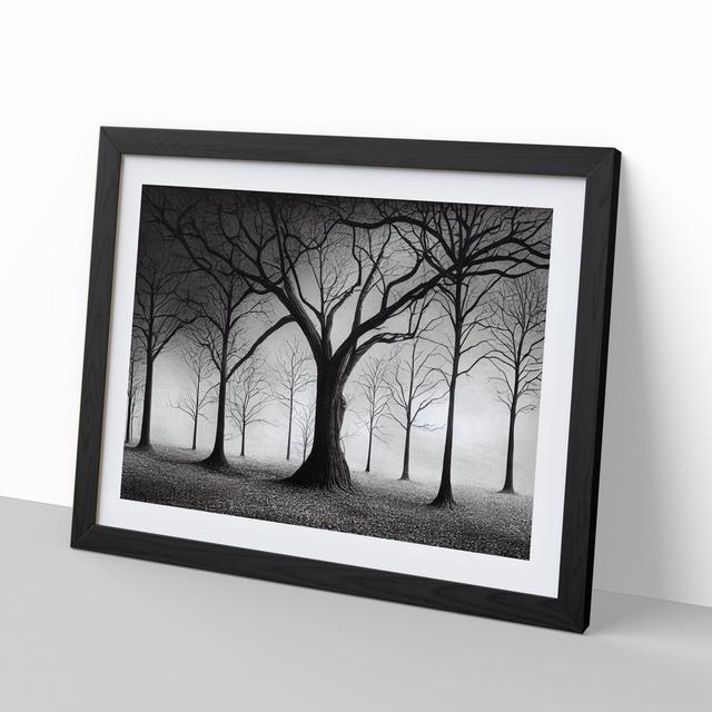 Spirited Tree Forest - Picture Frame Graphic Art Alpen Home Frame Colour: Black Framed, Size: 25cm H x 34cm W x 2cm D on Productcaster.