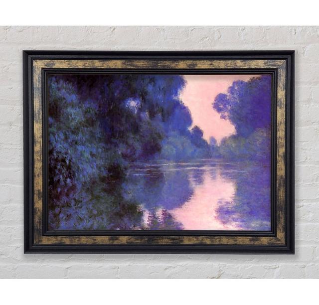 Monet Seine Arm At Giverny - Single Picture Frame Art Prints Bright Star Size: 59.7cm H x 84.1 cm W on Productcaster.