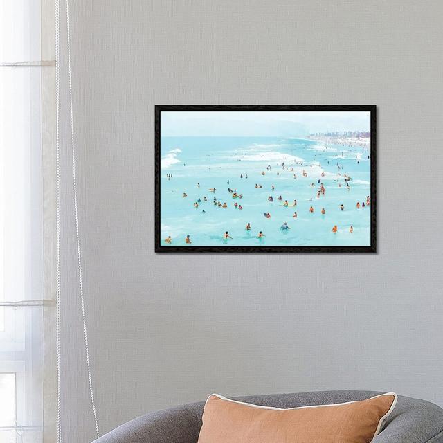 Hot Summer Day - Print Highland Dunes Size: 45.72cm H x 66.04cm W x 3.81cm D, Format: Black Framed on Productcaster.