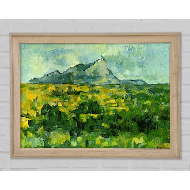 Cezanne Mount St Victiore - Einzelner Bilderrahmen Kunstdrucke Bright Star Größe: 21 cm H x 29,7 cm B x 1,5 cm T on Productcaster.