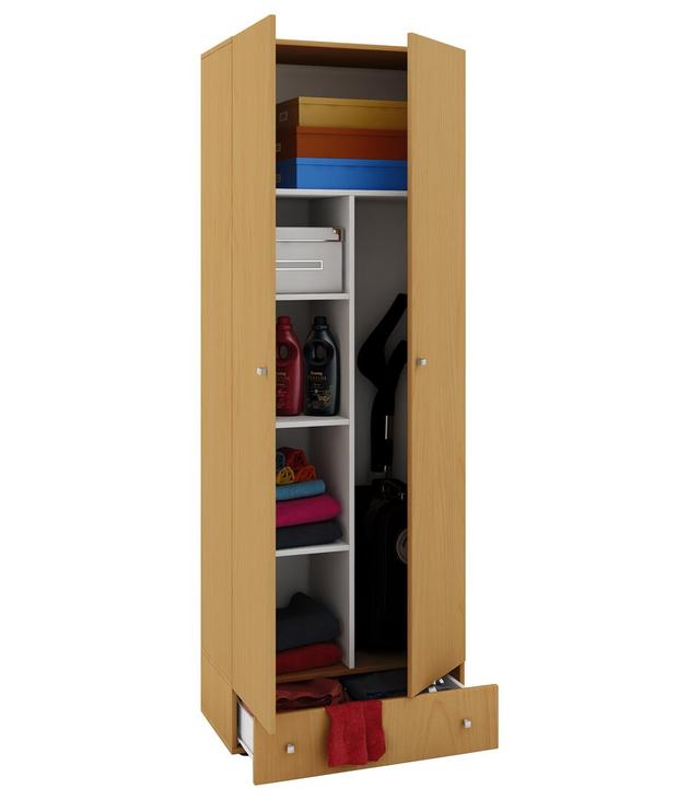 Fallon Storage Cabinet 17 Stories Colour: Tan, Size: 198cm x 70cm W x 40cm D on Productcaster.