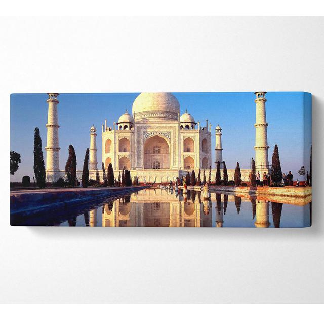 Taj Mahal Agra India - Wrapped Canvas Art Prints Ebern Designs Size: 40.6cm H x 101.6cm W x 10cm D on Productcaster.