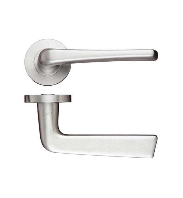 Stainless Steel Lever - Push On Rose - Grade 304 (Set of 2) Zoo Hardware on Productcaster.