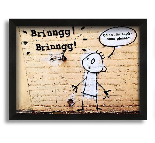 Brinngg Brinngg - Picture Frame Typography on Canvas Maturi Size: 42cm H x 60cm W x 10cm D on Productcaster.