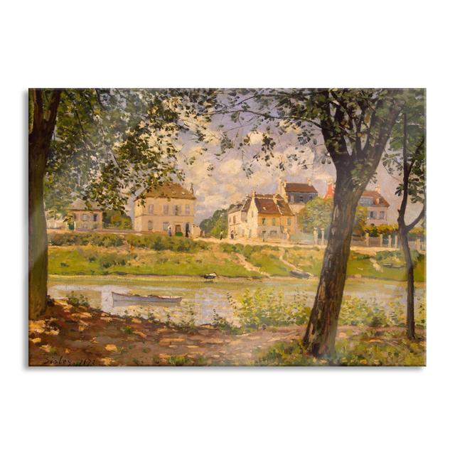 The Riaux Valley Near L'estaque by Paul Cézanne - No Frame Painting on Glass Ophelia & Co. Size: 70cm H x 100cm W x 0.4cm D on Productcaster.