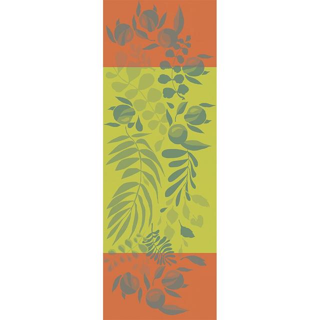 Simoneau Orange Festival Citrus Stain Repellent Table Runner Marlow Home Co. on Productcaster.