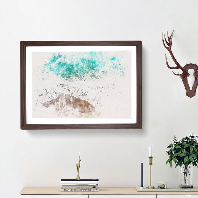 Ocean Dreams - Picture Frame Graphic Art Print East Urban Home Size: 45cm H x 63cm W x 2cm D, Frame Option: Walnut Framed on Productcaster.