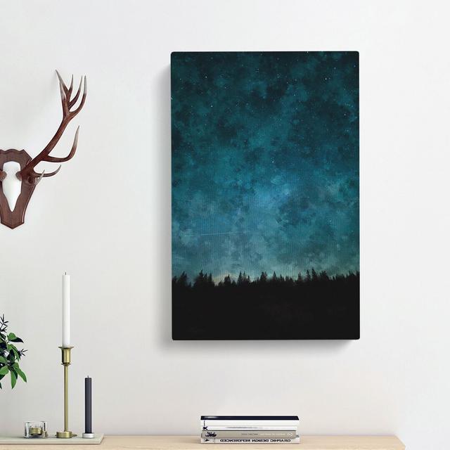 Above the Forest - Wrapped Canvas Painting Print East Urban Home Size: 76cm H x 50cm W x 3cm D on Productcaster.