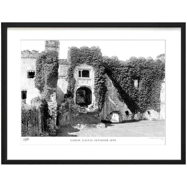 'Carew, Castle Interior 1890' by Francis Frith - Picture Frame Photograph Print on Paper The Francis Frith Collection Size: 28cm H x 36cm W x 2.3cm D on Productcaster.