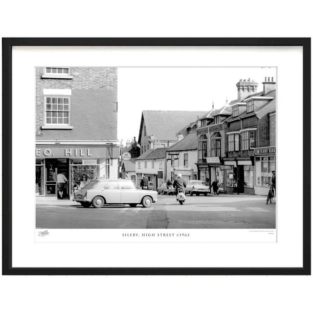 'Sileby, High Street C1965' - Picture Frame Photograph Print on Paper The Francis Frith Collection Size: 31.5cm H x 38.8cm W x 2.3cm D on Productcaster.