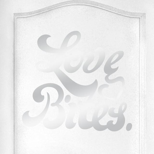 Love Bites Door Room Wall Sticker Maturi Colour: Shiny Silver on Productcaster.