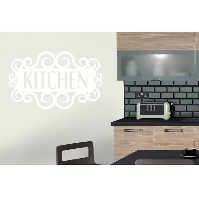 Wall Decal 17 Stories Size: Large, Colour: White on Productcaster.