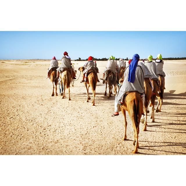 Sahara Desert - Wrapped Canvas Print Gracie Oaks Size: 61cm H x 91cm W on Productcaster.