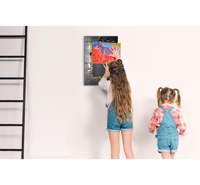 Golden Confetti Magnetic Wall Mounted Dry Erase Board Latitude Vive on Productcaster.