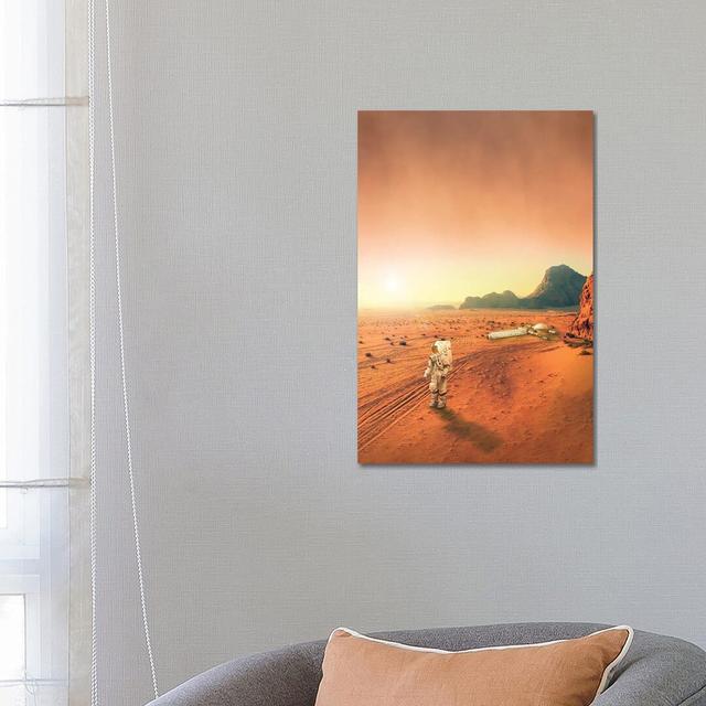 Mars by Gabriel Avram - Wrapped Canvas Print Alpen Home Size: 66.04cm H x 45.72cm W x 3.81cm D on Productcaster.