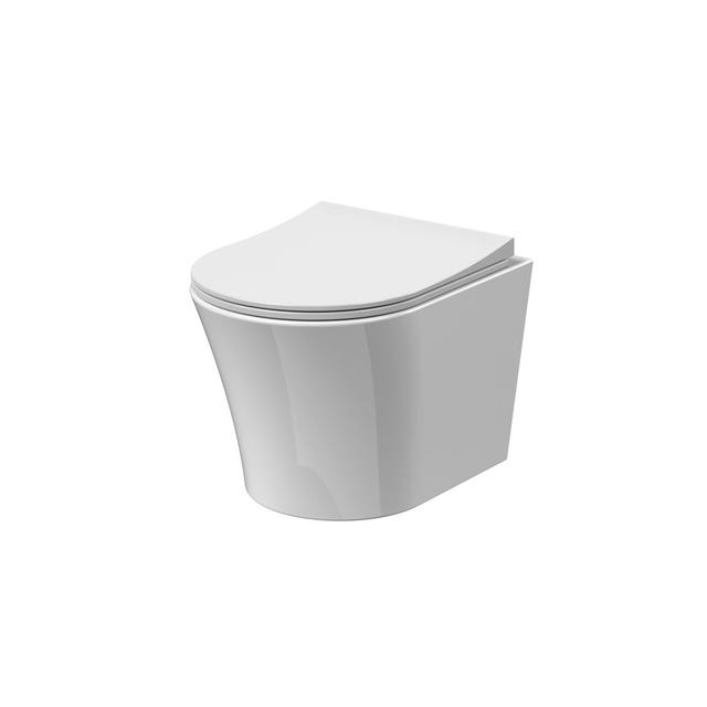 Nuie Freya 12L LPF Elongated Wall Hung Toilet Wall Hung Toilets (Seat Included) Nuie on Productcaster.