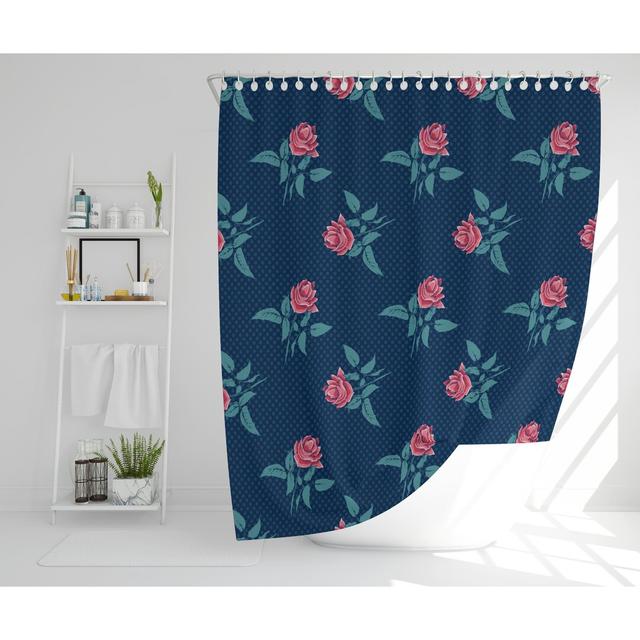 Feldspar Polyester Shower Curtain Rosalind Wheeler Size: 177cm H x 177cm W on Productcaster.