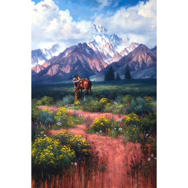 Flowers For Mama by Jack Sorenson - Wrapped Canvas Painting Union Rustic Size: 122cm H x 81cm W on Productcaster.