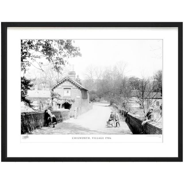 'Chilworth, Village 1906' by Francis Frith - Picture Frame Photograph Print on Paper The Francis Frith Collection Size: 60cm H x 80cm W x 2.3cm D on Productcaster.