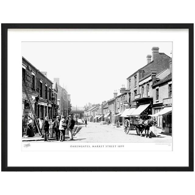 Oakengates, Market Street 1899 - Single Picture Frame Print The Francis Frith Collection Size: 28cm H x 36cm W x 2.3cm D on Productcaster.