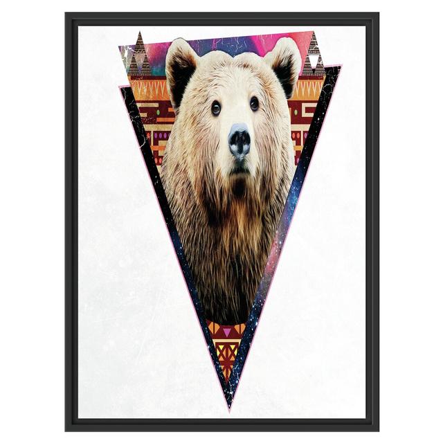 Gerahmtes Wandbild Hip-Bear white East Urban Home Größe: 80 cm H x 60 cm B on Productcaster.