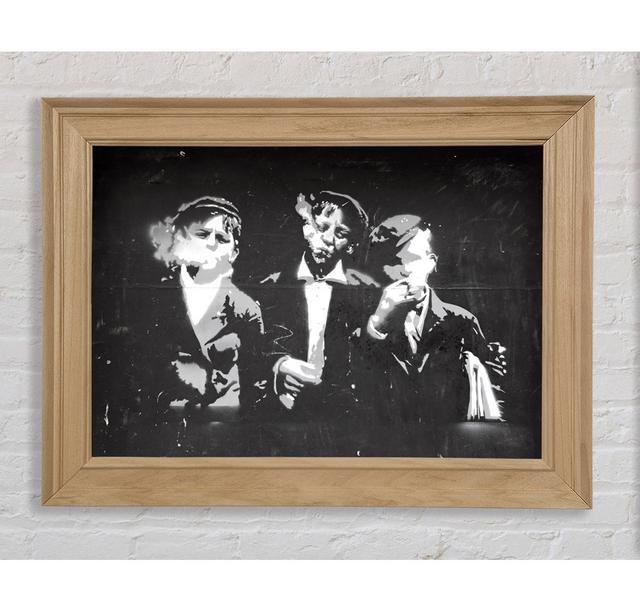 Children Smoking - Single Picture Frame Art Prints Bright Star Size: 59.7cm H x 84.1cm W on Productcaster.