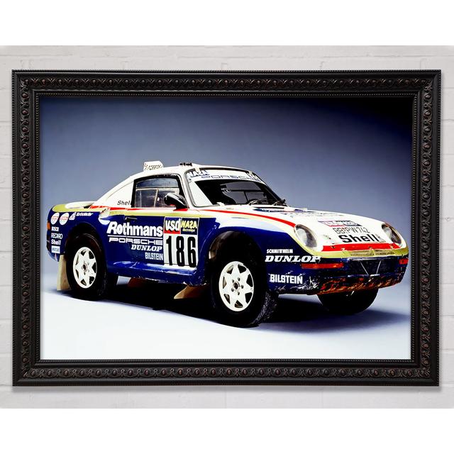 Rallye Dakar Porsche - Einzelne Bilderrahmen Kunstdrucke Bright Star Größe: 59,7 cm H x 84,1 cm B on Productcaster.