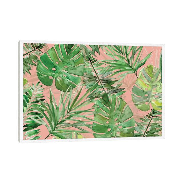 Tropical Sketchbook Coral by Carol Robinson - Graphic Art Print on Canvas Bay Isle Home Size: 45.72cm H x 66.04cm W x 3.81cm D, Format: White Framed on Productcaster.