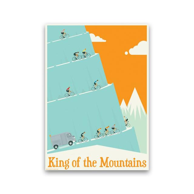 'King of the Mountains' - Graphic Art Print on Paper George Oliver Size: 60cm H x 42cm W x 1cm D, Frame Option: No Framed on Productcaster.