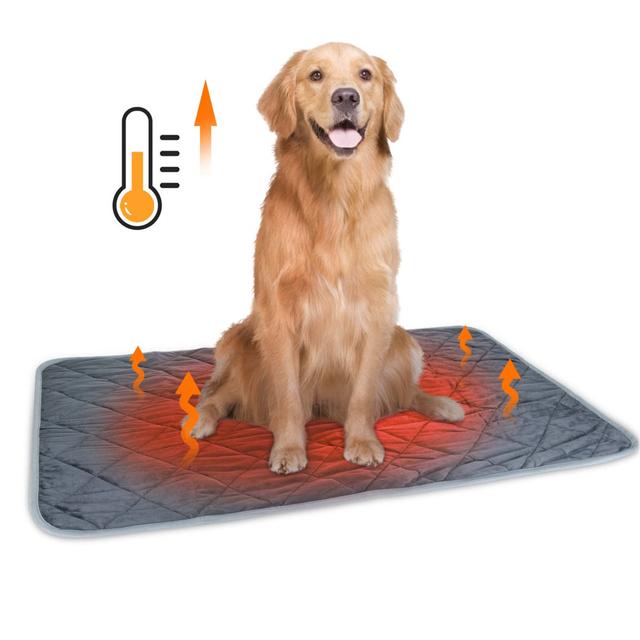 Selbstheizende Decke Für Katzen & Hunde, Haustiere Wärmematte, Waschbare Welpen Thermodecke, Selbstwärmende Winter Wärme Hundematte, Hund Rutschfest W on Productcaster.