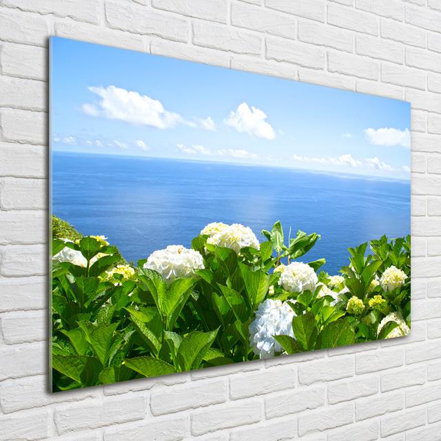 Flowers By The Sea - Unframed Art Prints on Glass Rosalind Wheeler on Productcaster.