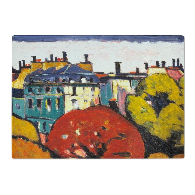 Landscape in Paris by Henry Lyman Sayen Chopping Board East Urban Home Size: 0.4cm H x 20cm W x 28.5cm L on Productcaster.