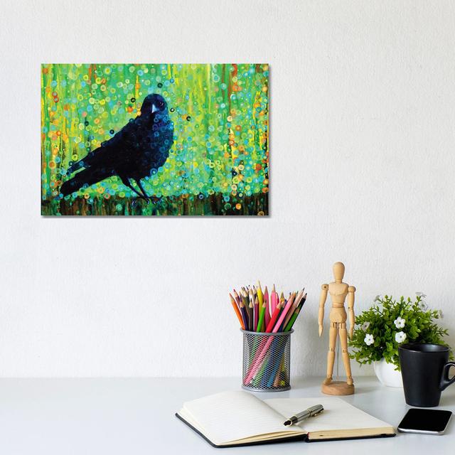 Mother Crow by Heidi Barnett - Wrapped Canvas Print ClassicLiving Size: 20.32cm H x 30.48cm W x 1.905cm D on Productcaster.