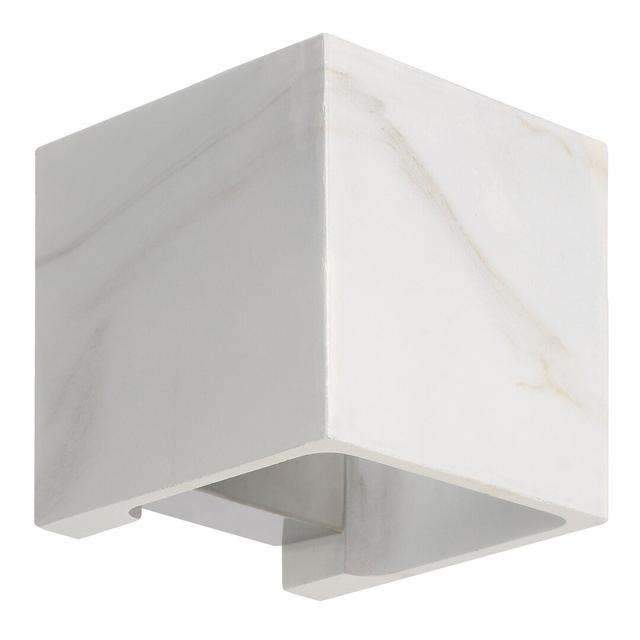 Waimes Outdoor Flush Mount Dakota Fields Finish: White Marble on Productcaster.