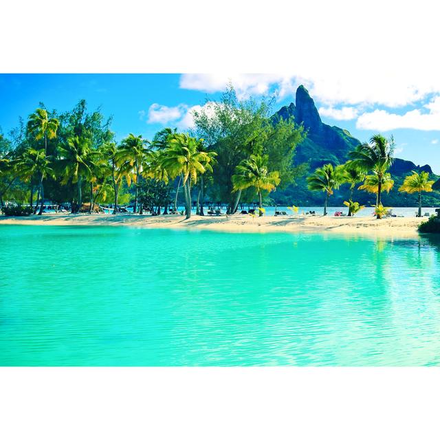 Bora Bora Lagoon by TriggerPhoto - No Frame Print on Canvas 17 Stories Size: 51cm H x 76cm W on Productcaster.