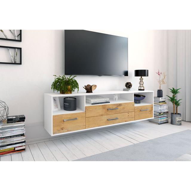 Baruc TV Stand Brayden Studio Colour: Oak/White on Productcaster.