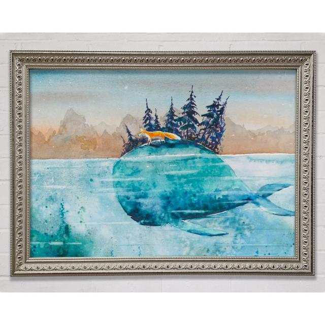 Whale Island Framed Print Bright Star Size: 100cm H x 141.4cm W x 3cm D on Productcaster.