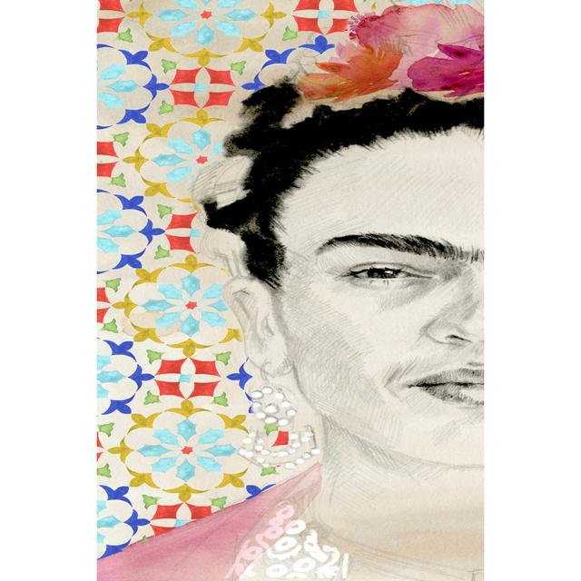 Frida Diptych II by Jennifer Paxton Parker - Wrapped Canvas Painting Bloomsbury Market Size: 91cm H x 61cm W on Productcaster.