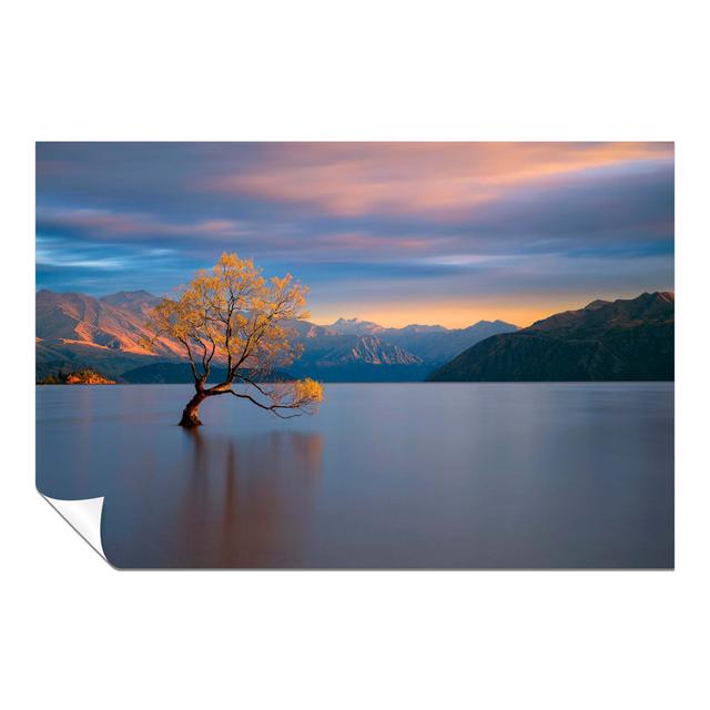 Panther Print Fine Art Prints Sunrise On Lake Wanaka Tree Artistic Unframed Poster, Pictures For Home Walls, Bedroom, Living Room & Bathroom Decor Pan on Productcaster.