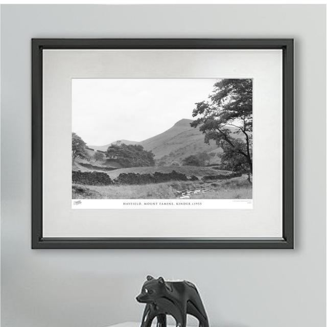 Hayfield, Mount Famine, Kinder C1955' - Picture Frame Photograph Print on Paper The Francis Frith Collection Size: 45cm H x 60cm W x 2.3cm D on Productcaster.