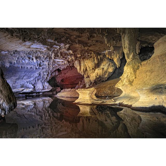 Kalksteinhöhle von 4FR - Druck auf Leinwand ohne Rahmen Alpen Home Größe: 40 cm H x 60 cm B on Productcaster.