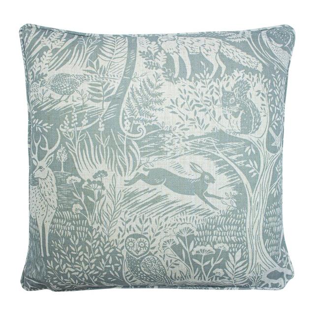 Scandi Woodland Scandi Cushion Cover furn. Colour: Duck Egg on Productcaster.