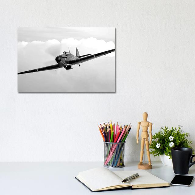 A Hawker Hurricane Aircraft in Flight I by Scott Germain - Wrapped Canvas Art Prints Williston Forge Size: 20.32 cm H x 30.48 cm W on Productcaster.