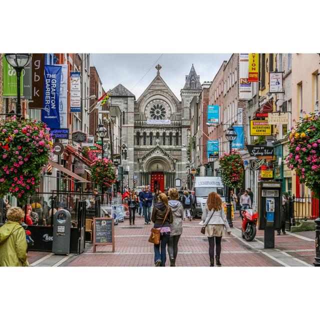 Dublin'S Grafton Street by Jamegaw - Wrapped Canvas Photograph 17 Stories Size: 20cm H x 30cm W on Productcaster.