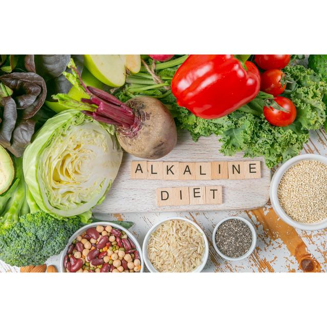 Alkaline Diet Concept by A_namenko - Wrapped Canvas Print Brambly Cottage Size: 20cm H x 30cm W x 3.8cm D on Productcaster.